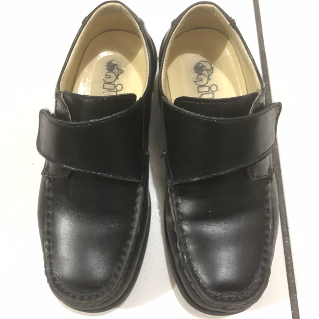 Gibi black sale school shoes