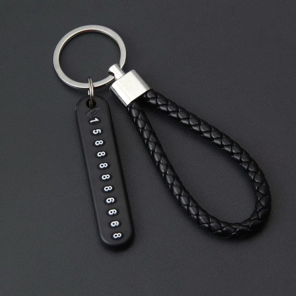 Anti-lost Phone Number men's mini Car Motorcycle Keychain Pendant ...