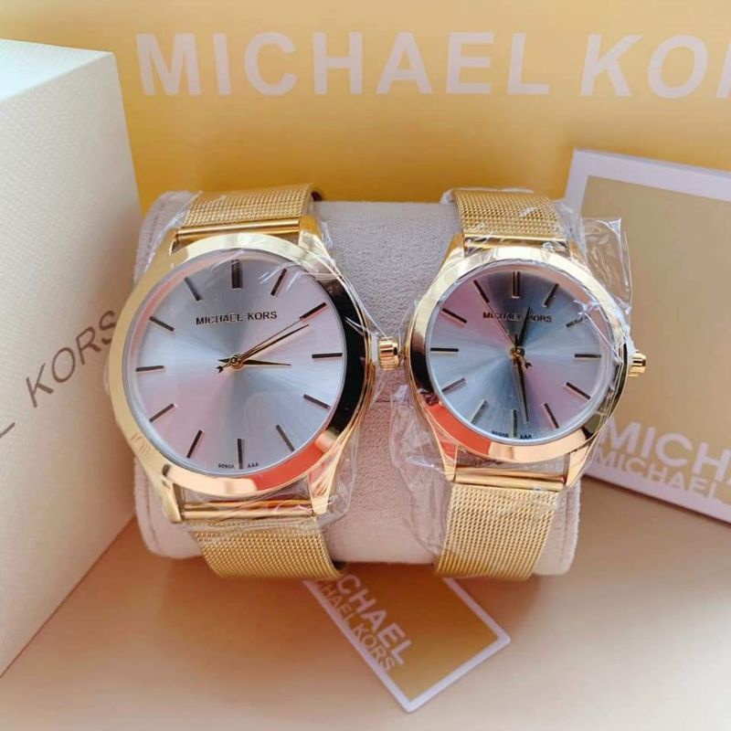 Michael kors couple hot sale watch set