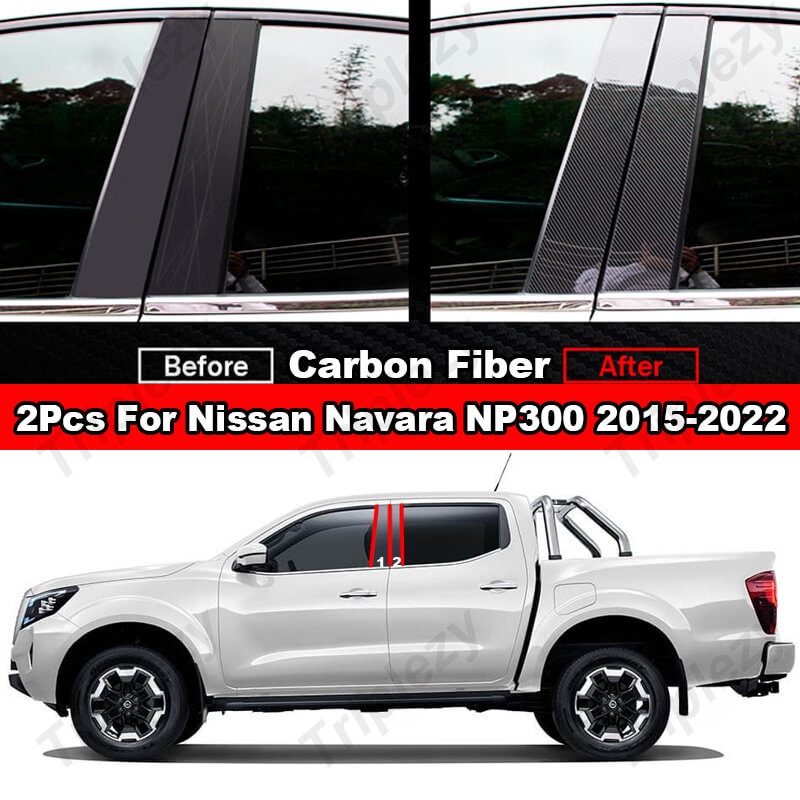 CHROME Pillar Posts For Nissan Frontier (King/Extended Cab) 05-20