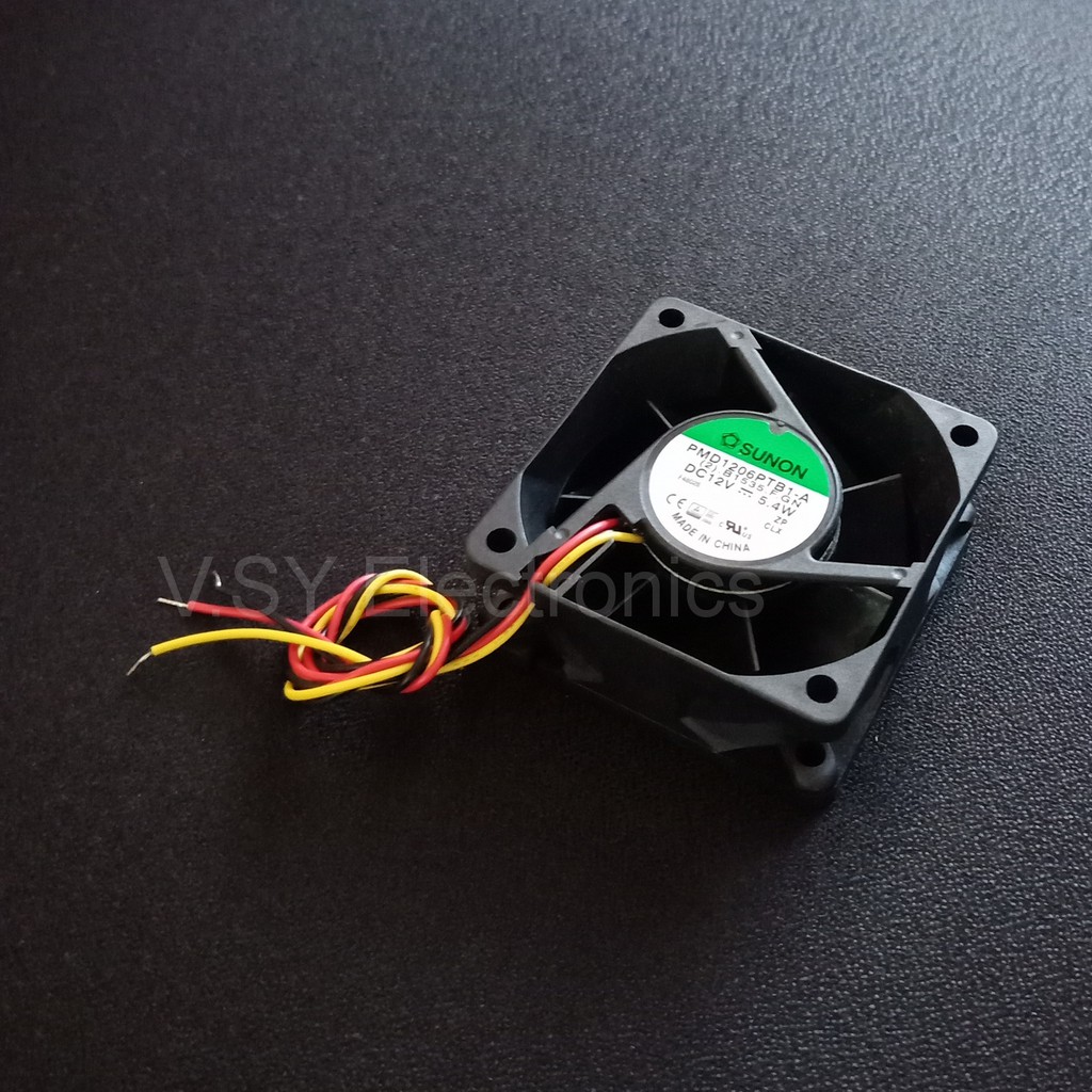 Original Sunon 12v 5.4w 0.45a 60mm x 60mm x 25mm Blower Cooling Box Fan