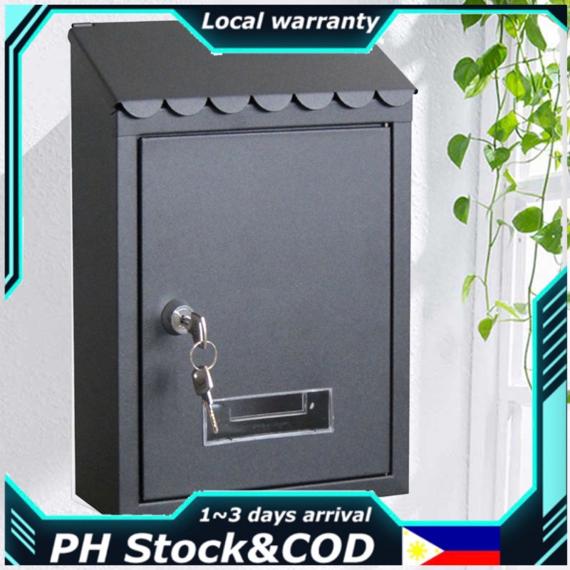 【Factory direct sale】Mailbox Letterbox Secure Locking Mail Box Secure Large Storage Shopee