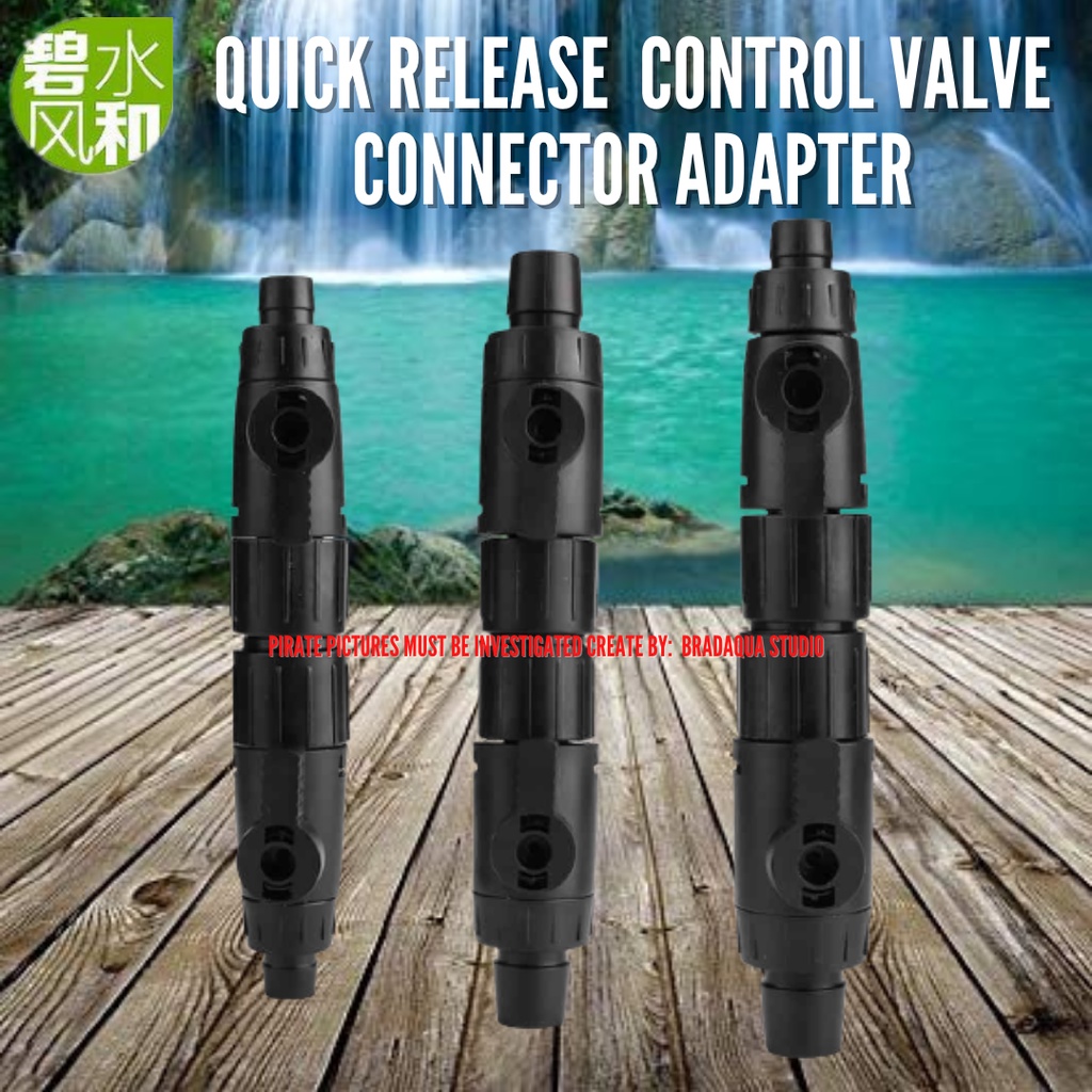 BSFH Aquarium Water Flow Control Valve Connector Adapter 12/16 mm,16/22 ...