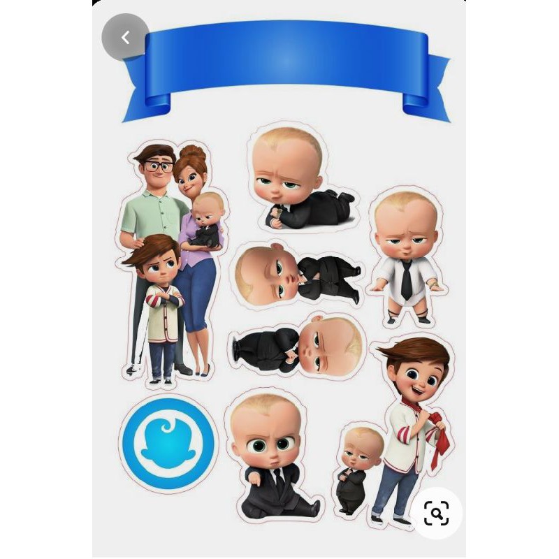 BABY BOSS CAKE TOPPER SET WITH FAMILY | Shopee Philippines