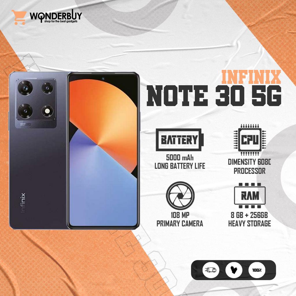 Infinix Note 30 5G | 8GB RAM | 256GB ROM | Dimensity 6080 | 6.78 LCD ...