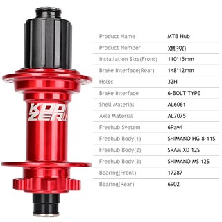 Koozer Xm Clicks Tpi Bearing Pawls H Mtb Bike S