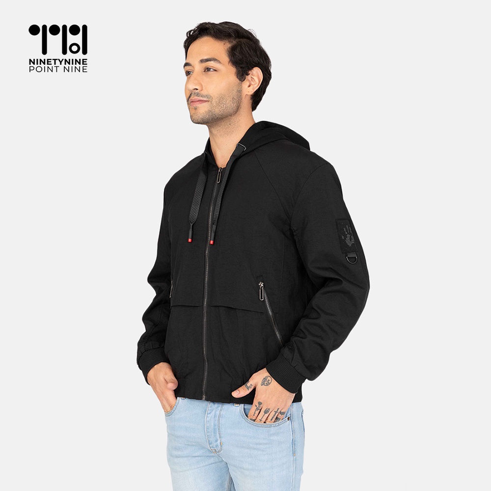 Men's Classic Quality Hooded Bomber Jacket With Back Print for Men  (Asian Sizing) [JK8978]