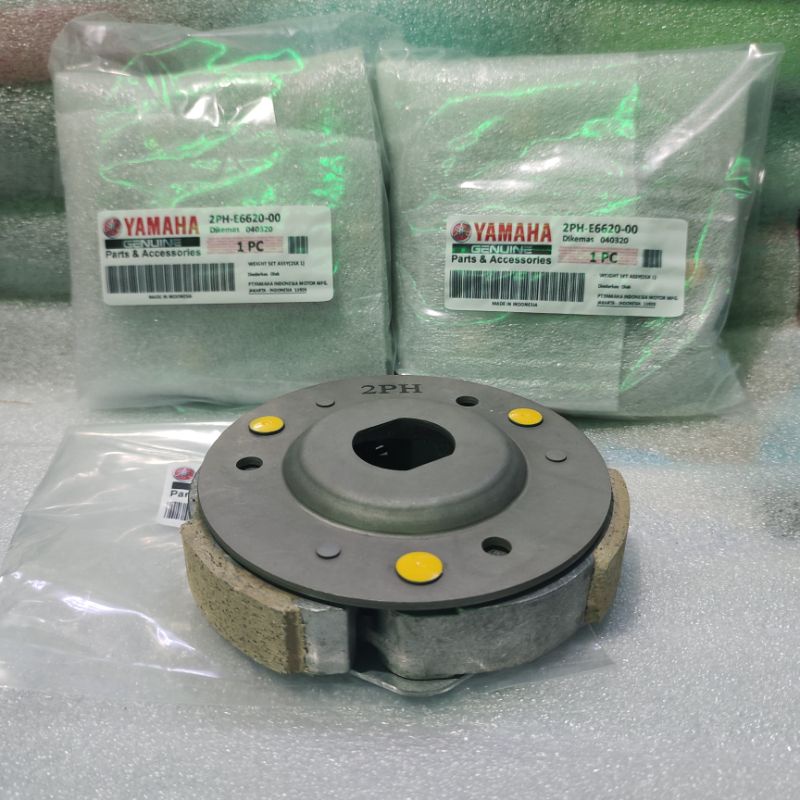 Yamaha M3 Mio i 125/Soul i 125/Gravis Clutch Weight Shoe/Lining Yamaha