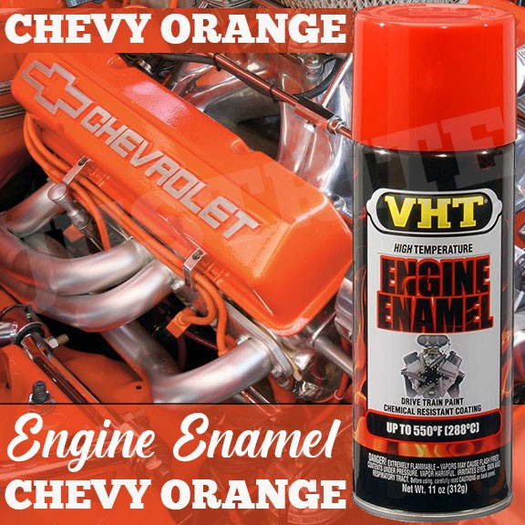 VHT Engine Enamel CHEVY ORANGE Spray Paint Spraypaint | Shopee Philippines