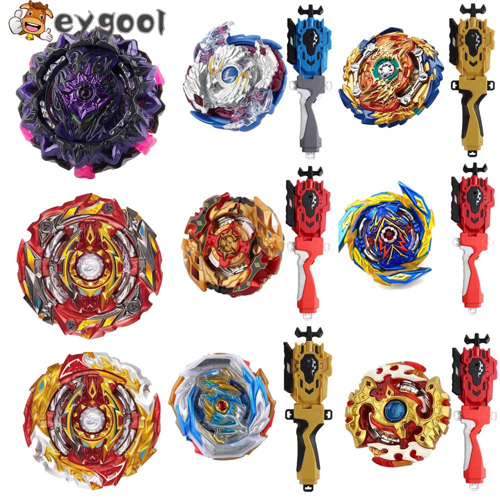 Beyblade Burst Metal Bayblade Kreisel Top with Launcher Handle Set