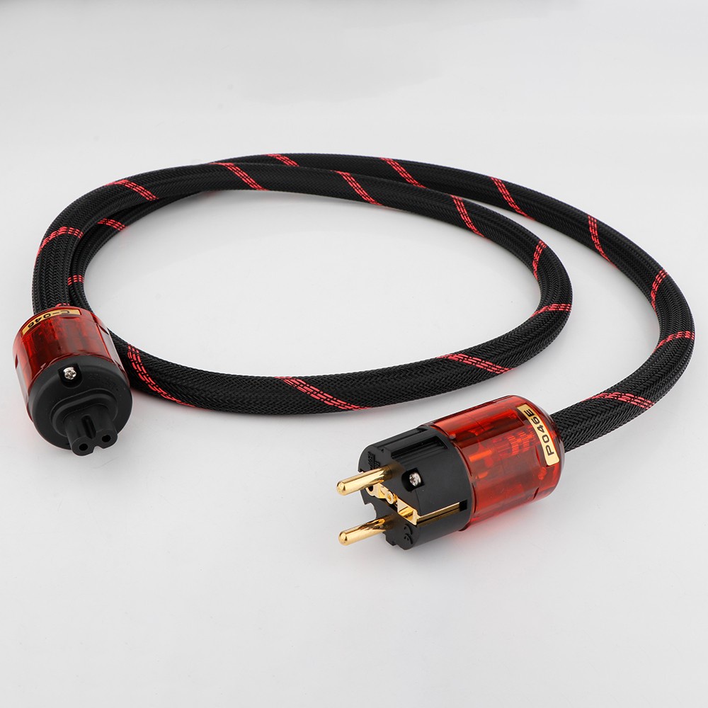 Preffair Hi End AC Power Cable Schuko Power Cord HiFi Audiophile Power