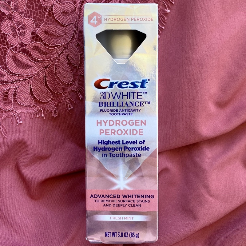 Crest 3D White Brilliance Hydrogen Peroxide Toothpaste with Fluoride