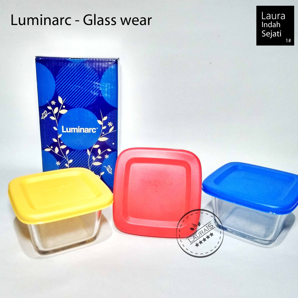 Luminarc pure mini 200ml box set-Glass Container (3Pcs) | Shopee ...