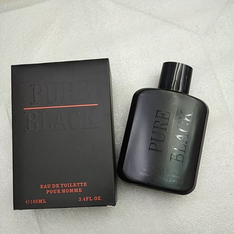 Pure Black Eau De Toilette for men 100ml Shopee Philippines