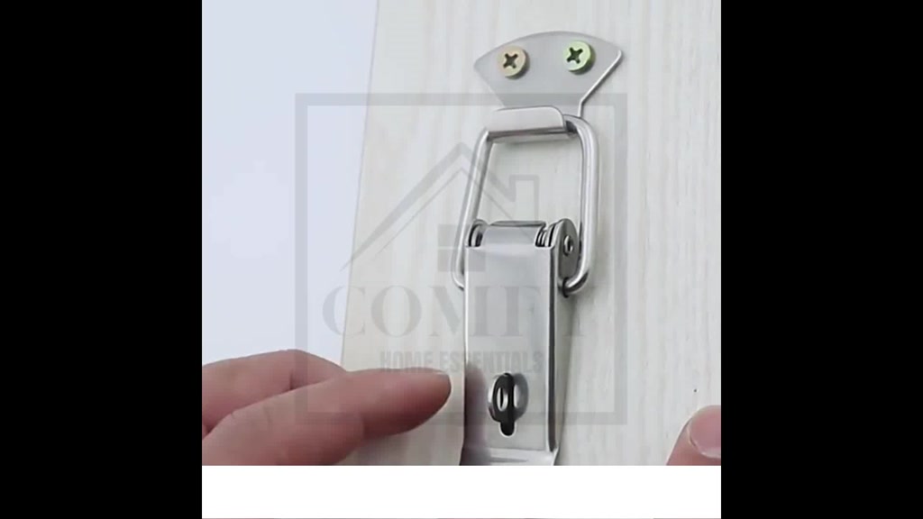 (3 SIZES) HEAVY DUTY Cabinet Box Spring Loaded Toggle Catch Lock Latch ...