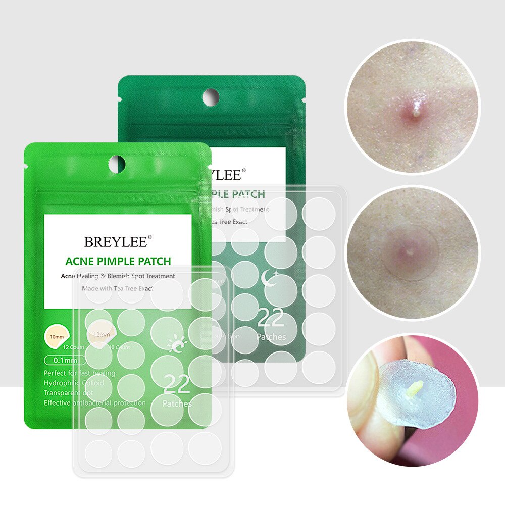 BREYLEE Acne Patch Tea Tree Acne Patch Daily + Night Acne Fade Skin ...