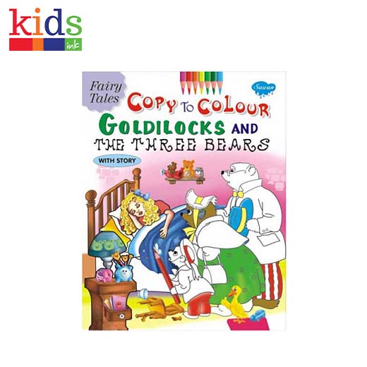 Fairy Tales Copy to Colour: Goldilocks and the Three Bears Coloring ...