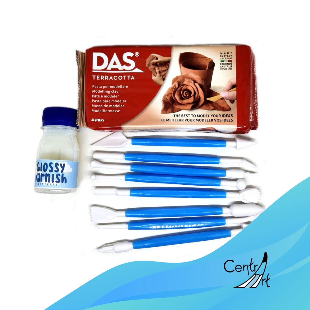 DAS Terracotta Clay Modeling Package 500gr | Shopee Philippines