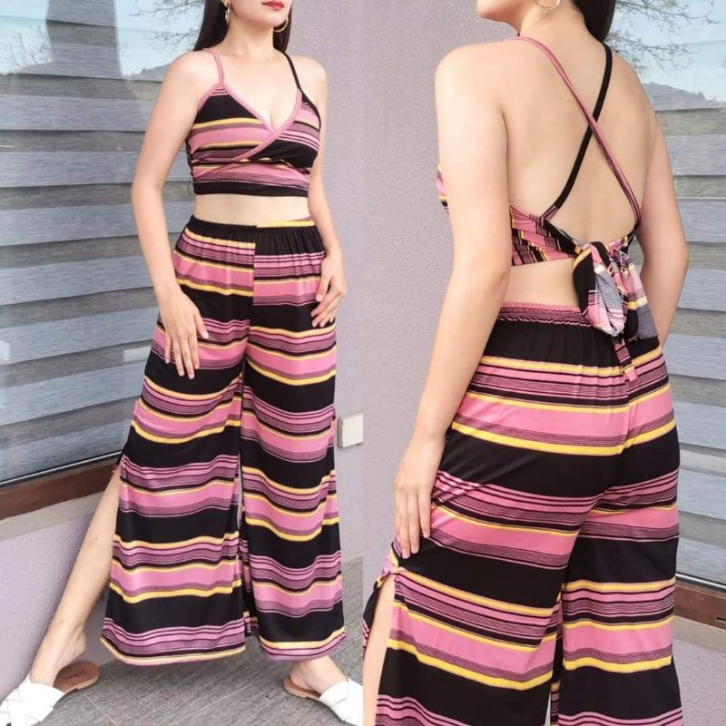 celestinea-striped-terno-small-to-large-size-shopee-philippines