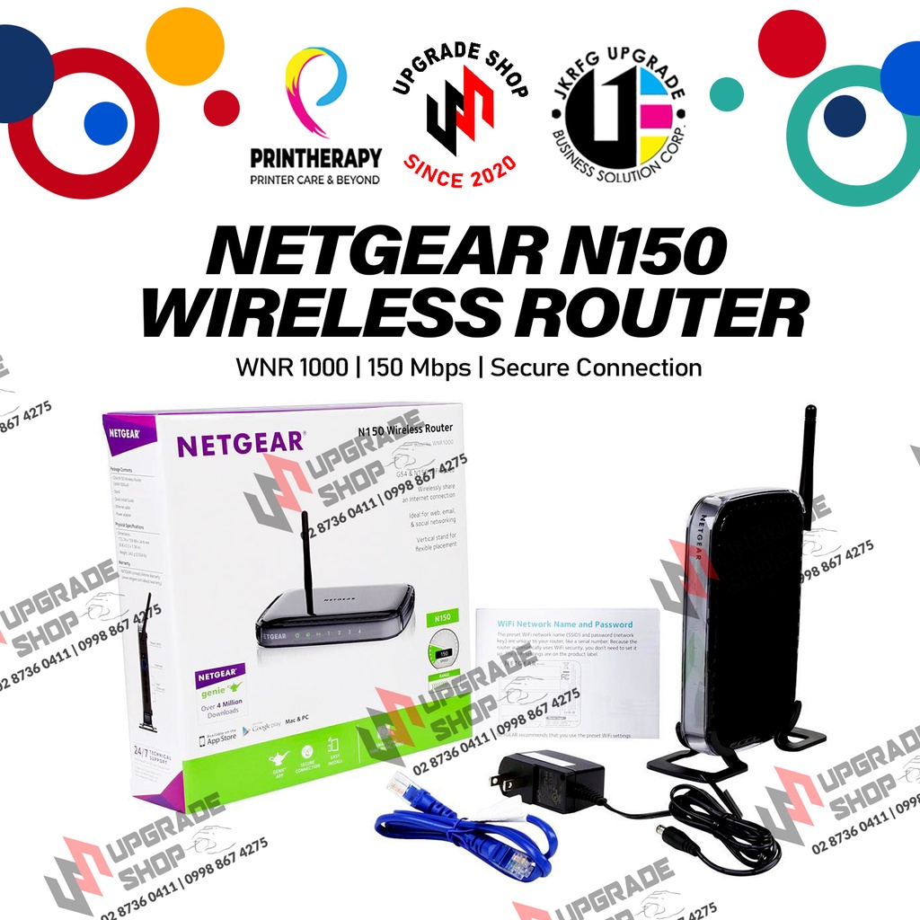 NETGEAR Wireless Router (WNR1000100NAS (G54/N150) Shopee Philippines