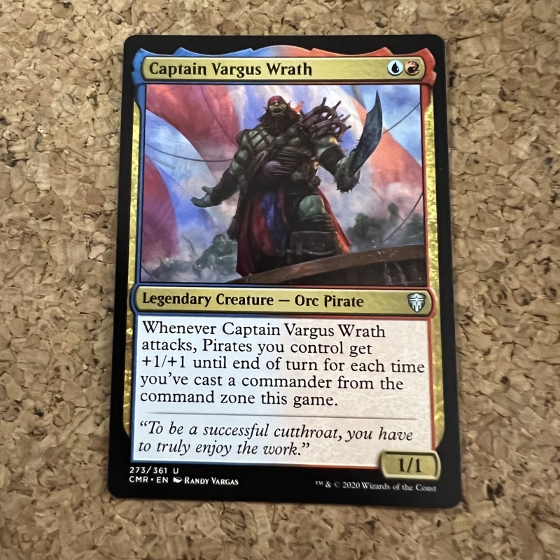 CAPTAIN VARGUS WRATH | ORC PIRATE | CMR COMMANDER LEGENDS | MULTICOLOR ...