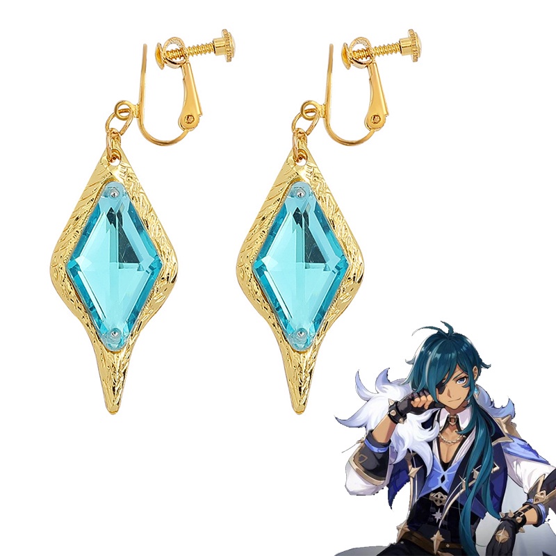 Genshin Impact Tartaglia Kaeya Earrings Kaeya Alberch Anime Cosplay ...