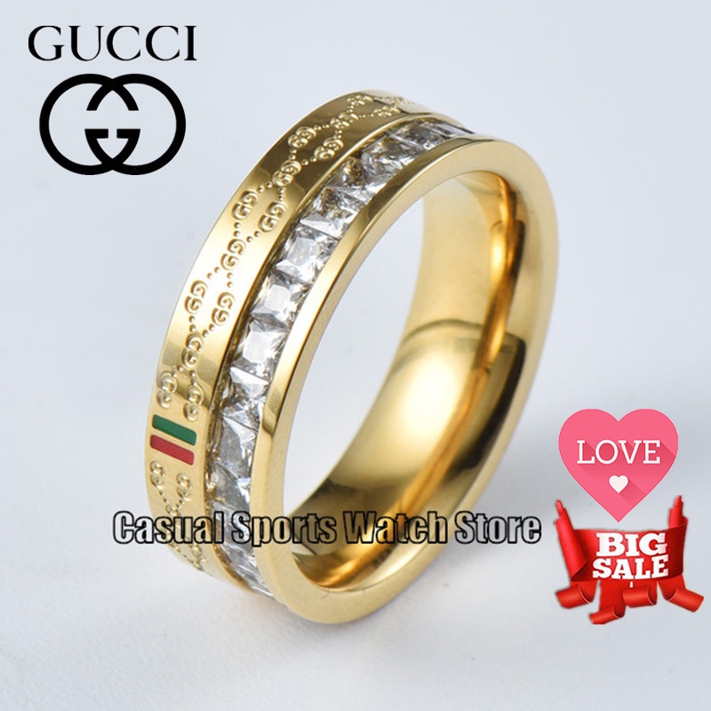 Gucci men's gold on sale rings