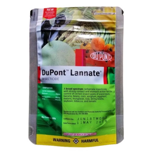 LANNATE FOR PEST AND INSECT CONTROL IN EGGPLANT, TOMATOE AND OTHER