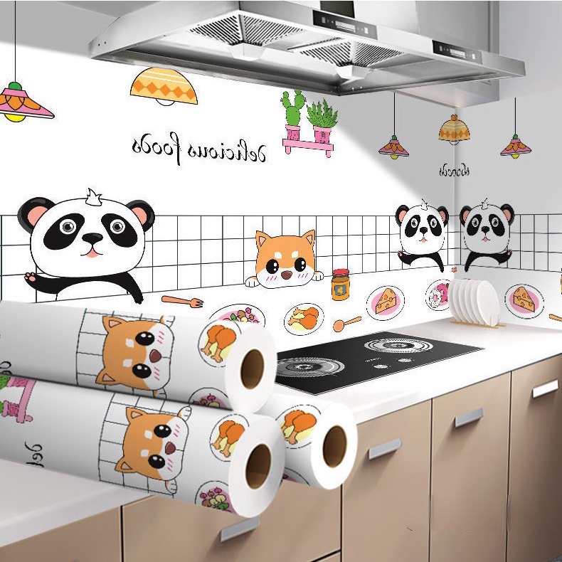 60CM*100CM Kitchen Oilproof, Wall Sticker, Hightemperature, Home