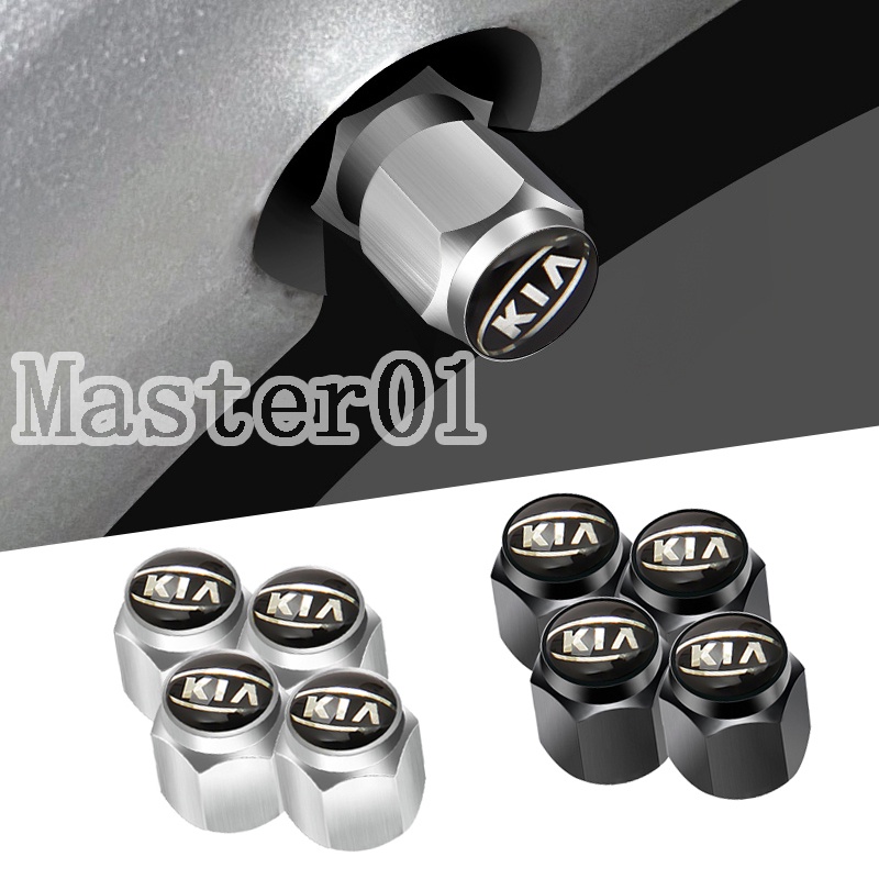 4PCS/SET For KIA Carens K2 Sedona K7 KX5 Metal Car Wheel Tire Valve