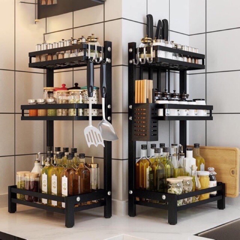 3 Layer Spice Rack Condiments Organizer(COD) | Shopee Philippines