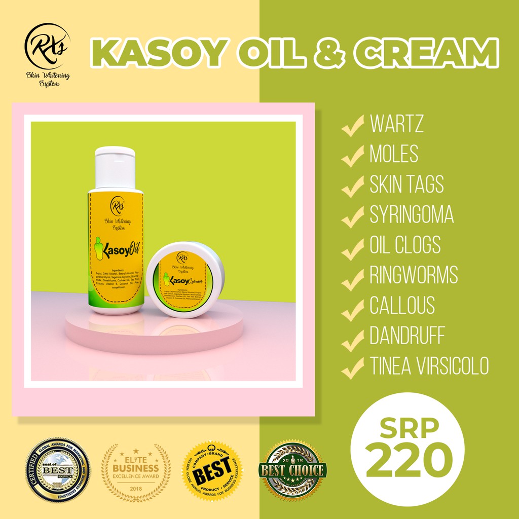 RXS KASOY OIL 60ML & KASOY CREAM 10G PERFECT COMBINATION | Shopee ...