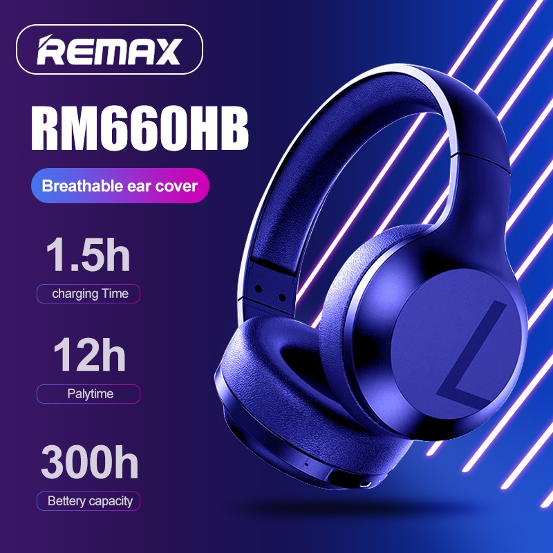 REMAX Wireless Headphone Gaming Headset V5.0 Stunning Sound Stereo RB ...