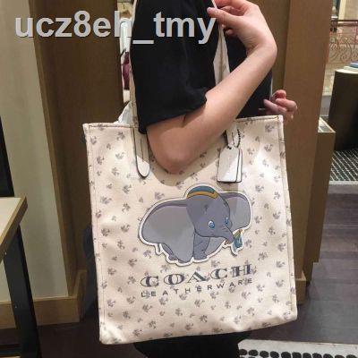 COACH Coach handbags new unicorn canvas bag Dumbo tote bag one