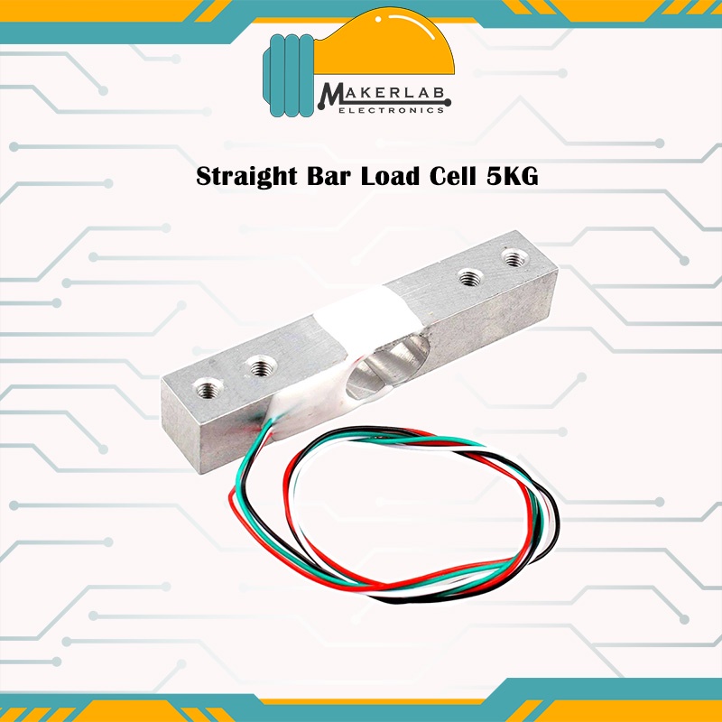 Load Cell Amplifier HX711 & Straight Bar Load Cell Weight Sensor 1kg ...