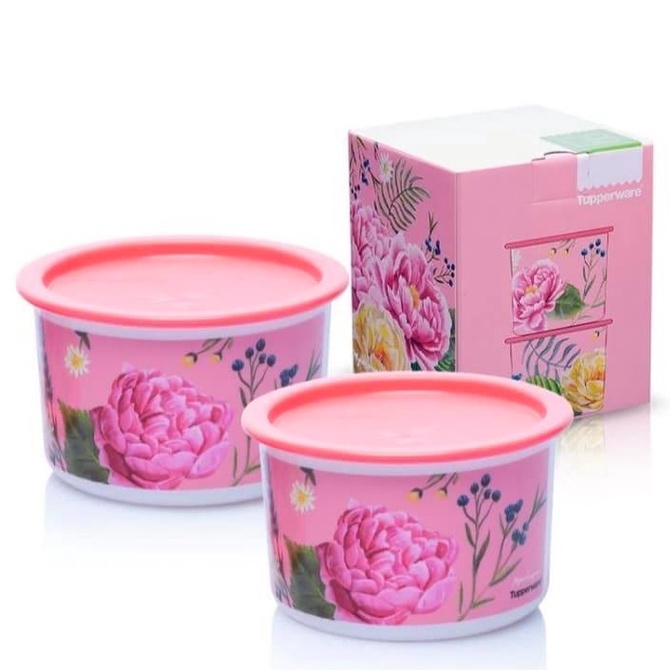Tupperware Love Blooms One Touch Canister 600ml Limited Edition