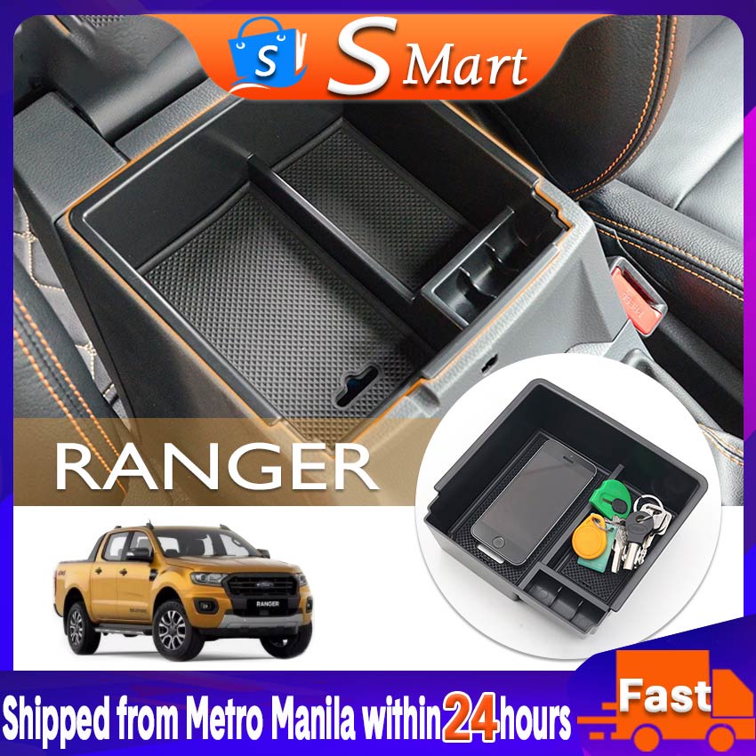 【Soyamart】Car Armrest Storage Box Holder Central Console Glove Tray For ...