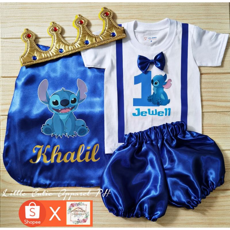 STITCH COSTUME (FREE NAME) FOR BIRTHDAY AND PHOTOSHOOT ( Lilo and