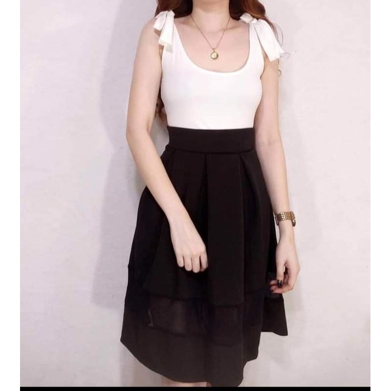 Mesh skirt shop shopee