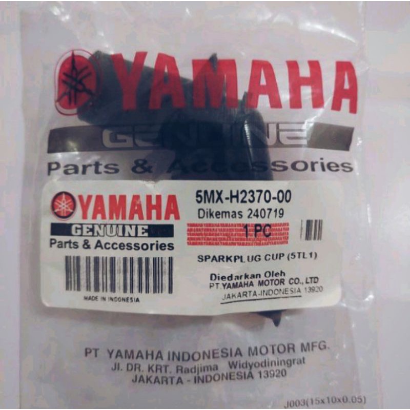Yamaha spark plugs cap 5mxh237000 genuine parts from Indonesia