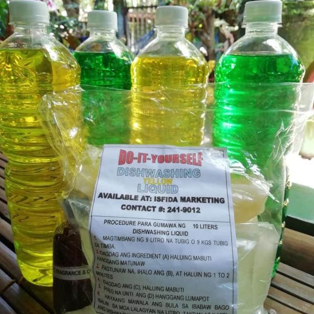 DoItYourself Dishwashing Liquid Kit Shopee Philippines