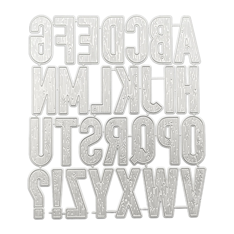 love* Art Letters Metal Cutting Die English Alphabets Embossing Die ...