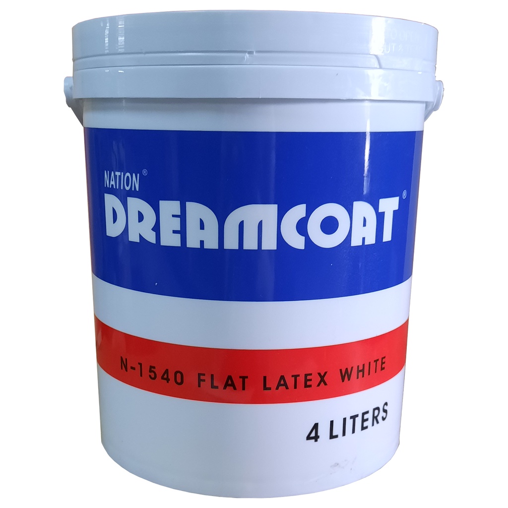 Nation Dreamcoat Flat or Gloss Latex White 4L Liters Gallon N-1540 or N ...