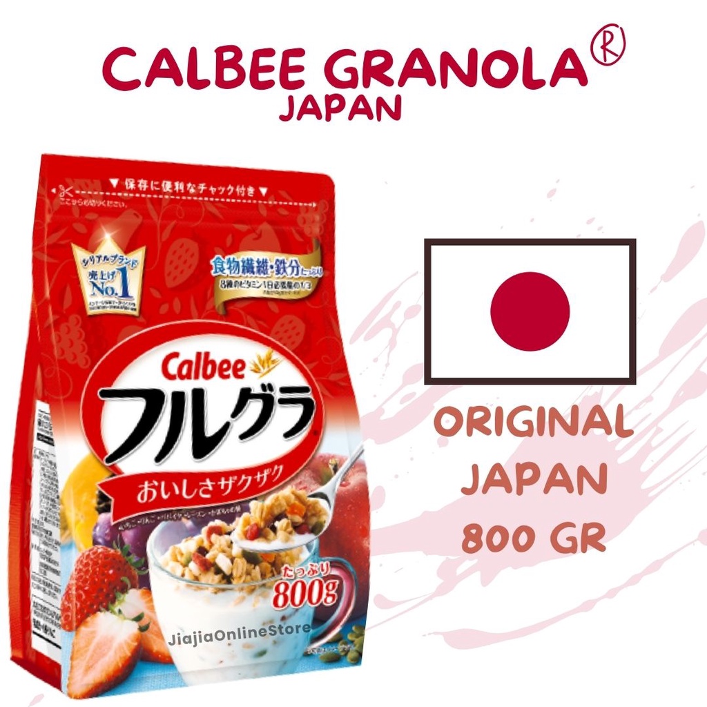 Japan Calbee Granola 800gr Japanese Granola Cereal Japanese Cereals