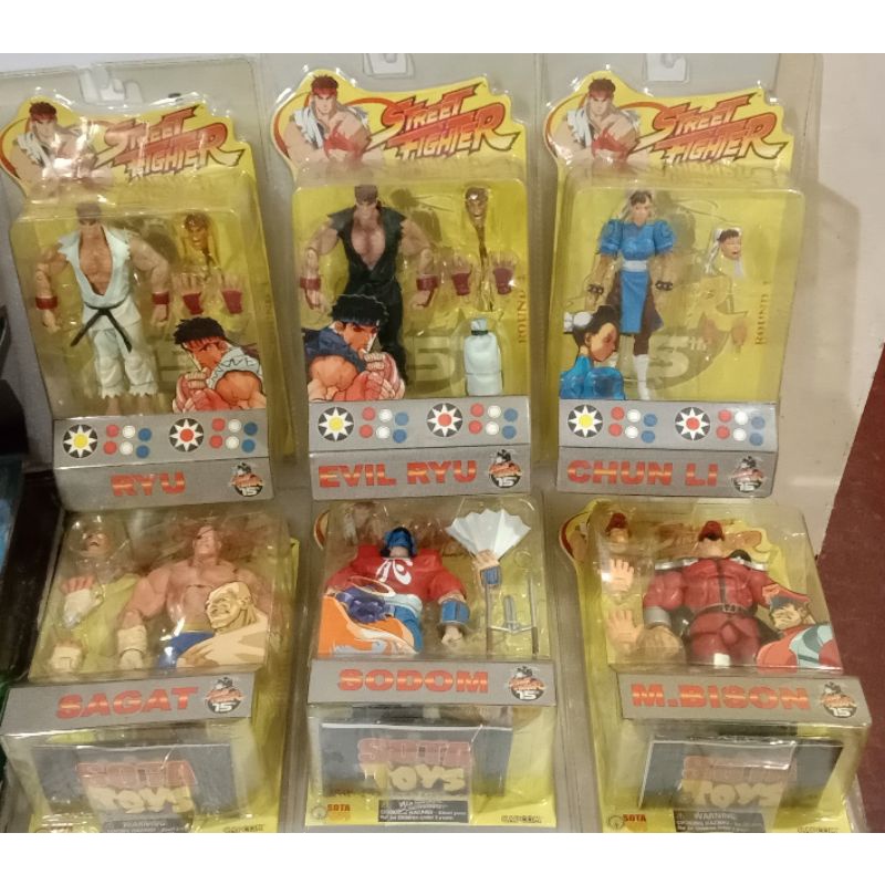 Sota Toys "STREET FIGHTER ROUND 1" Complete Set Very good condition MOC ...