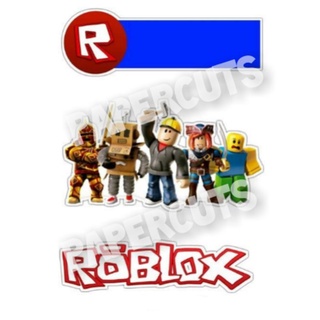 Roblox Logo 228-674 Cupcake Topper