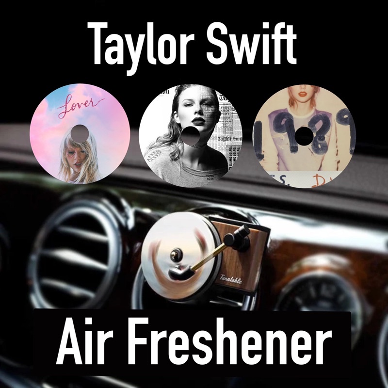 Taylor Swift Vinyl Turntable Car Air Freshener (v1), ooinked