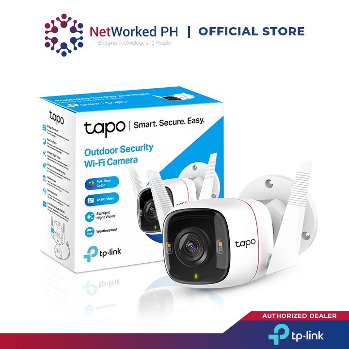 TP-Link Tapo 3MP 1296p High Definition Outdoor CCTV Security Wi-Fi Smart  Camera | Alexa Enabled | Weatherproof | Night Vision | 2-Way Audio | SD