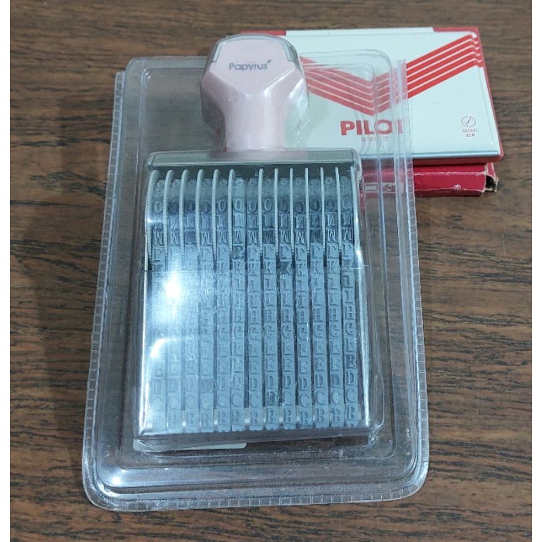 Number Stamp and Papyrus Alphabet Shopee Philippines