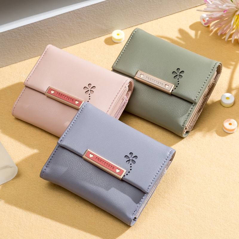 Wholesale MIYIN new Korean version short small wallet ladies purse card  holder coin purse simple Ultra thin wallet women girl wallet From  m.